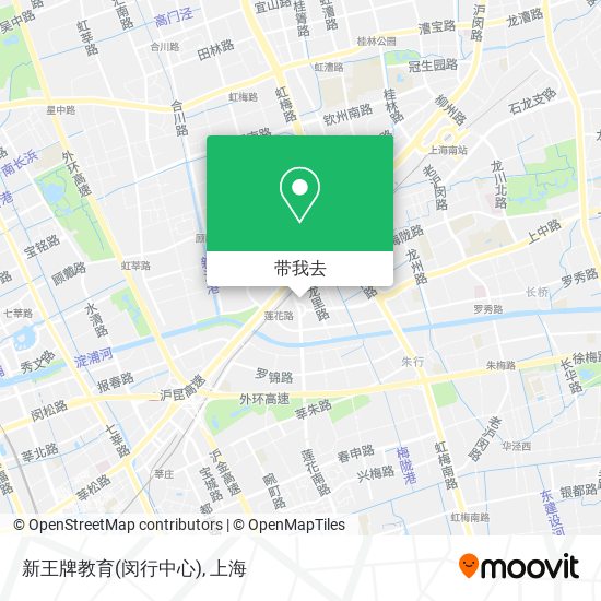 新王牌教育(闵行中心)地图