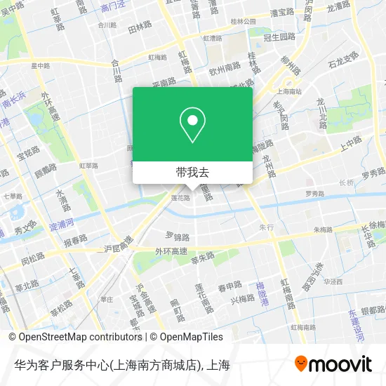 华为客户服务中心(上海南方商城店)地图