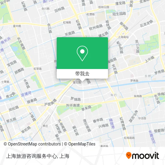 上海旅游咨询服务中心地图