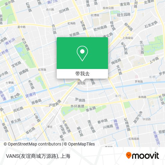 VANS(友谊商城万源路)地图