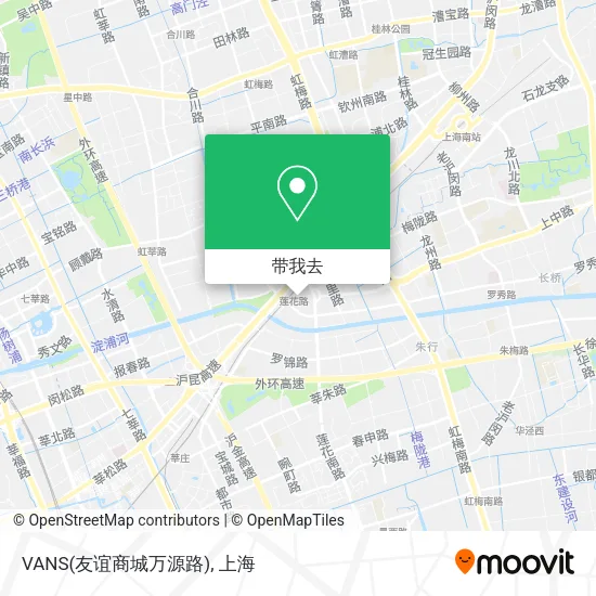 VANS(友谊商城万源路)地图