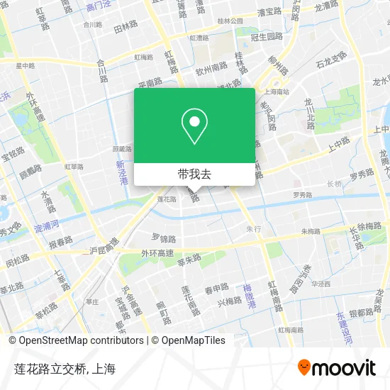 莲花路立交桥地图