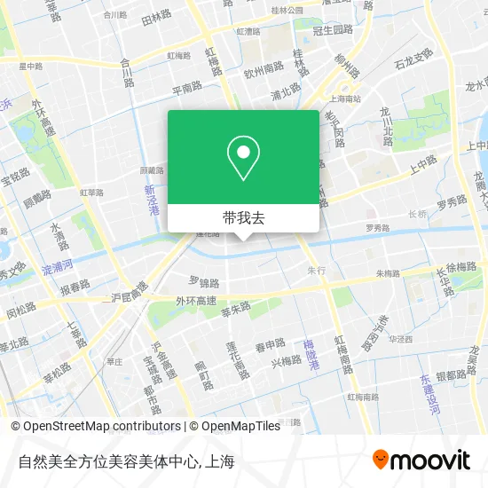 自然美全方位美容美体中心地图