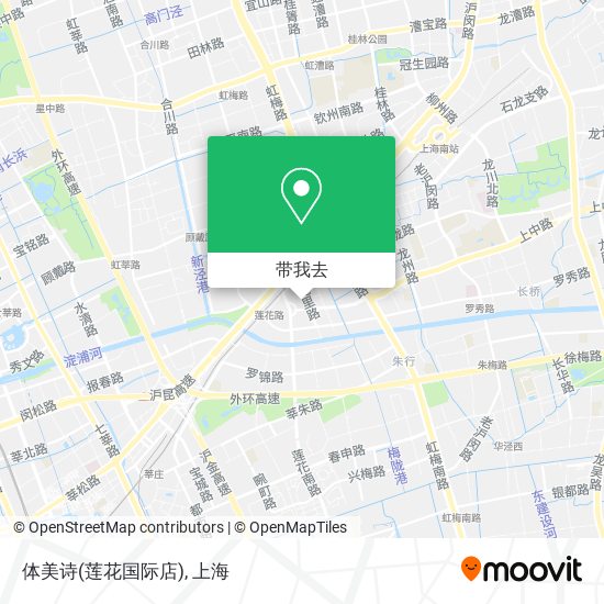 体美诗(莲花国际店)地图