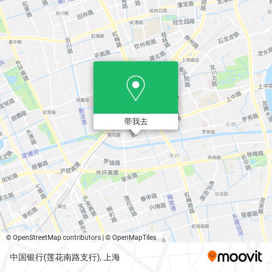 中国银行(莲花南路支行)地图
