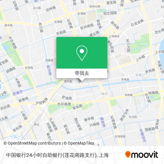 中国银行24小时自助银行(莲花南路支行)地图