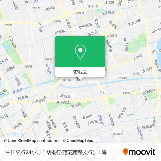 中国银行24小时自助银行(莲花南路支行)地图