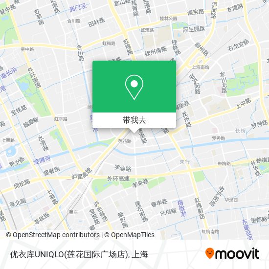 优衣库UNIQLO(莲花国际广场店)地图