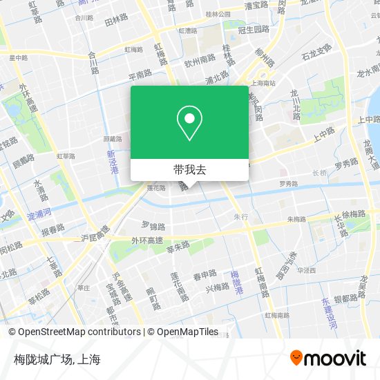 梅陇城广场地图