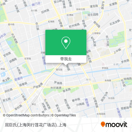 屈臣氏(上海闵行莲花广场店)地图