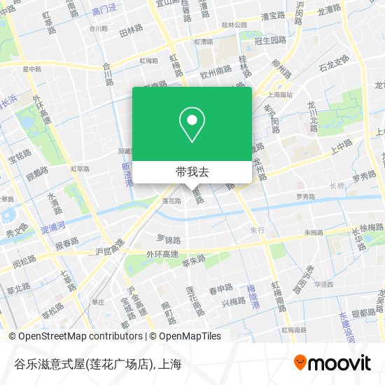 谷乐滋意式屋(莲花广场店)地图