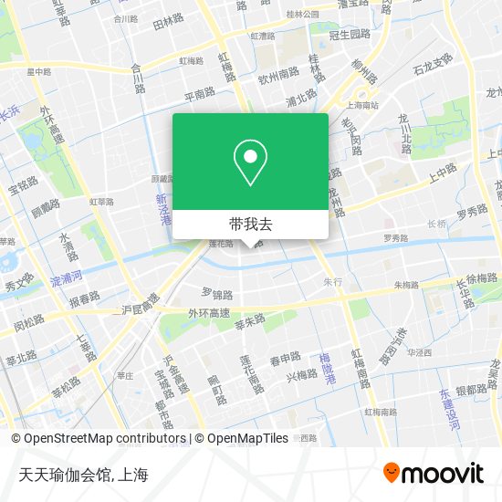 天天瑜伽会馆地图