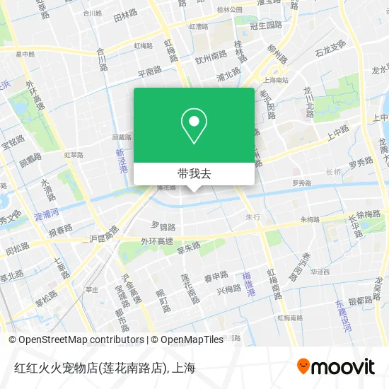红红火火宠物店(莲花南路店)地图
