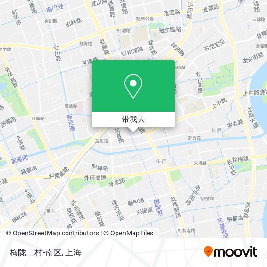 梅陇二村-南区地图