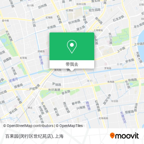 百果园(闵行区世纪苑店)地图