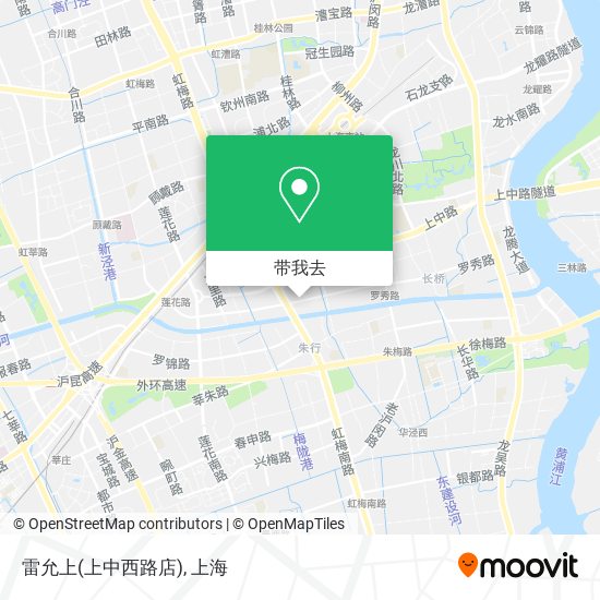 雷允上(上中西路店)地图