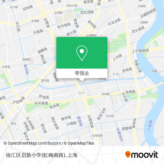 徐汇区启新小学(虹梅南路)地图