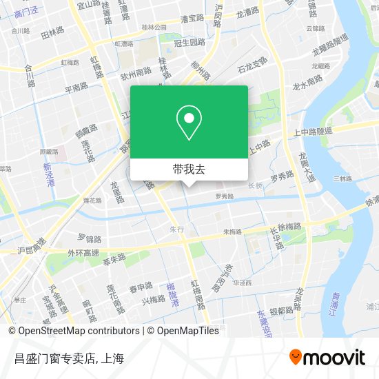 昌盛门窗专卖店地图