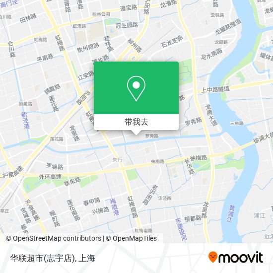 华联超市(志宇店)地图