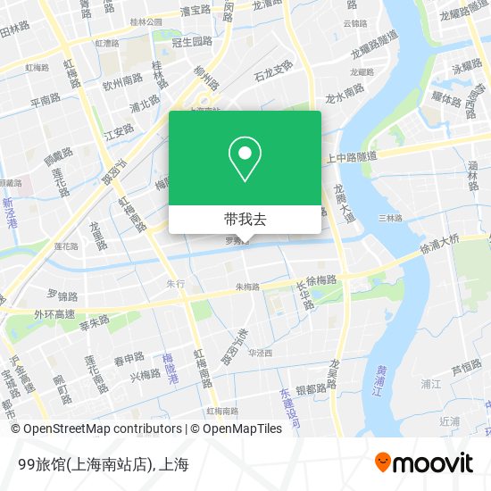 99旅馆(上海南站店)地图