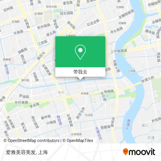 爱雅美容美发地图