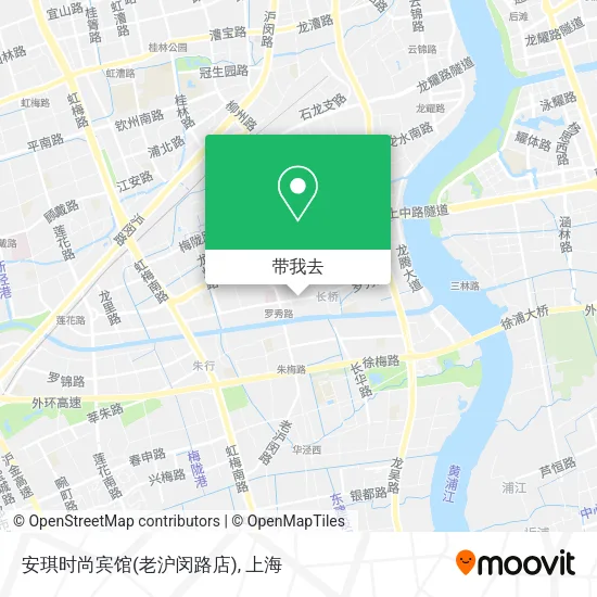 安琪时尚宾馆(老沪闵路店)地图
