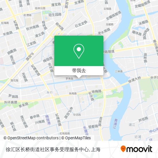 徐汇区长桥街道社区事务受理服务中心地图