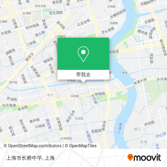 上海市长桥中学地图