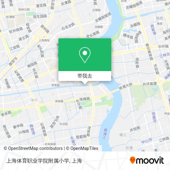上海体育职业学院附属小学地图