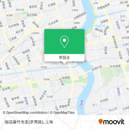 烟花爆竹专卖(罗秀路)地图