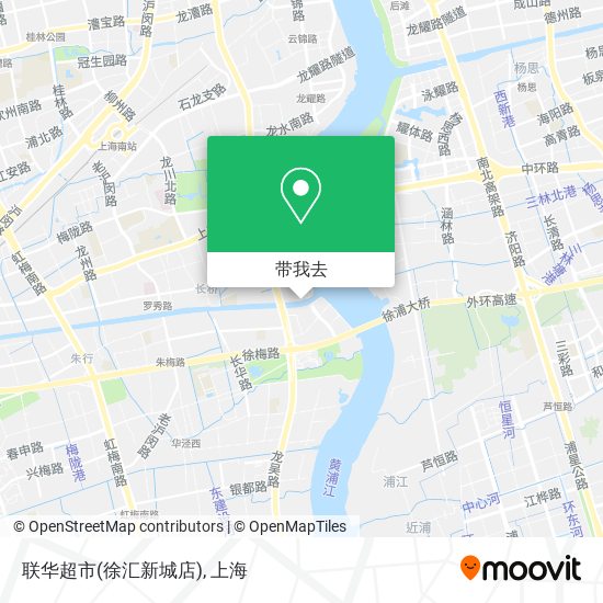 联华超市(徐汇新城店)地图