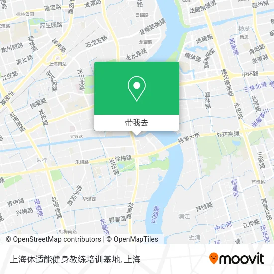 上海体适能健身教练培训基地地图