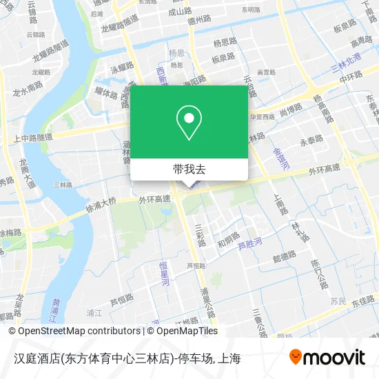 汉庭酒店(东方体育中心三林店)-停车场地图