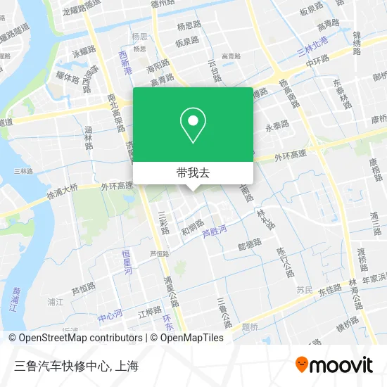 三鲁汽车快修中心地图