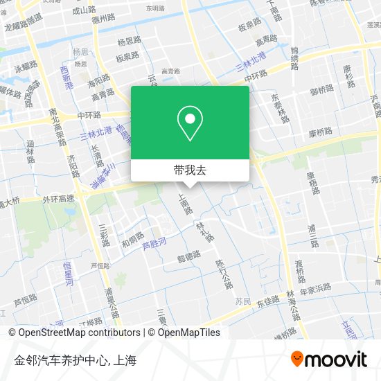 金邻汽车养护中心地图