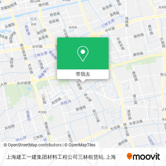 上海建工一建集团材料工程公司三林租赁站地图