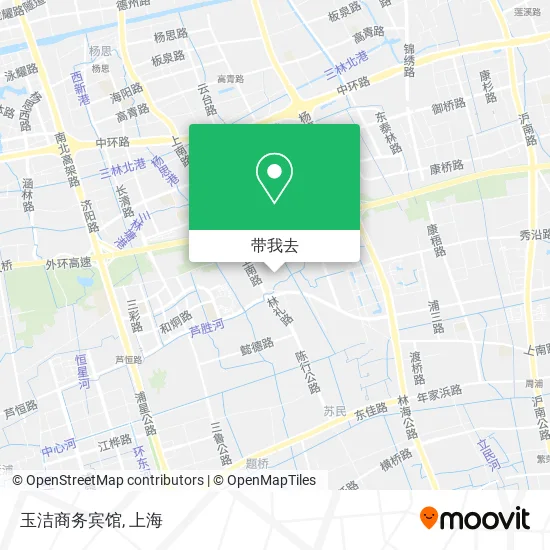 玉洁商务宾馆地图