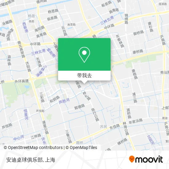 安迪桌球俱乐部地图