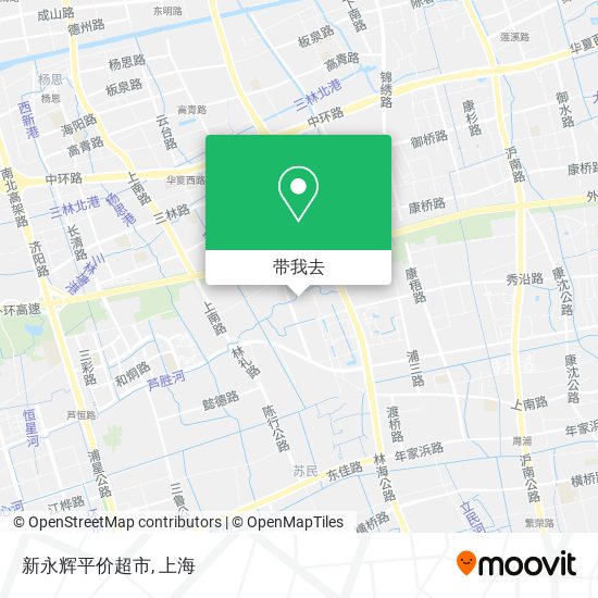 新永辉平价超市地图