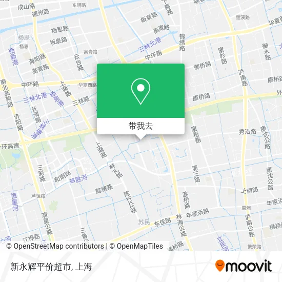 新永辉平价超市地图