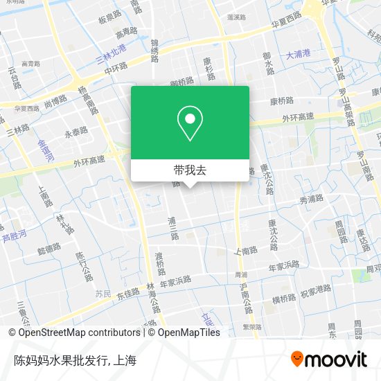 陈妈妈水果批发行地图