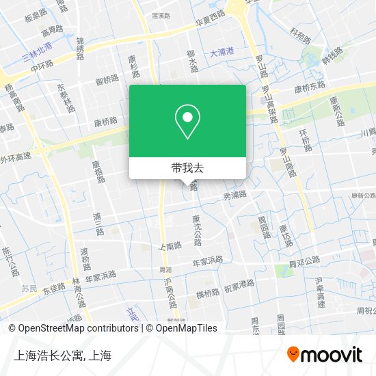 上海浩长公寓地图