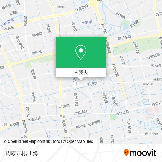 周康五村地图