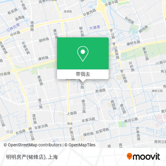 明明房产(铭锋店)地图