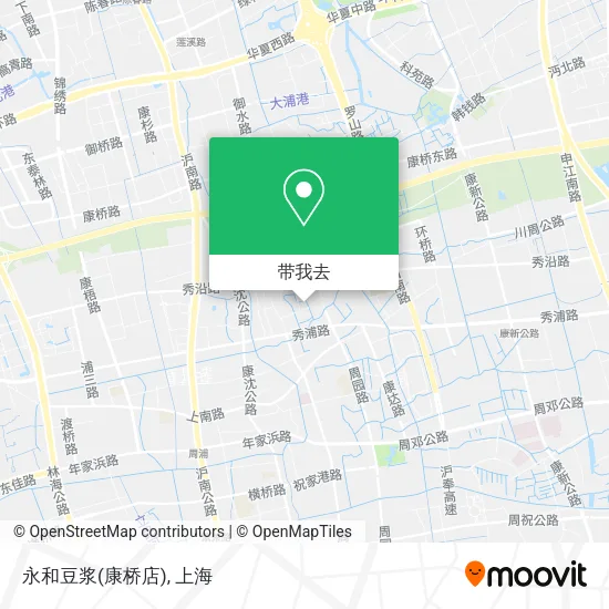 永和豆浆(康桥店)地图