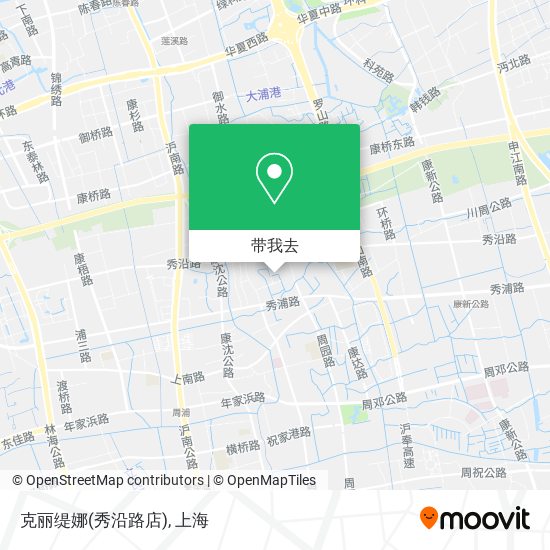 克丽缇娜(秀沿路店)地图