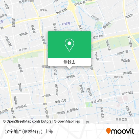 汉宇地产(康桥分行)地图