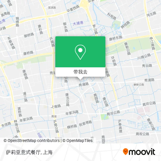 萨莉亚意式餐厅地图