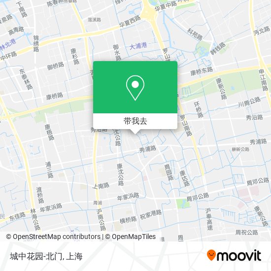 城中花园-北门地图