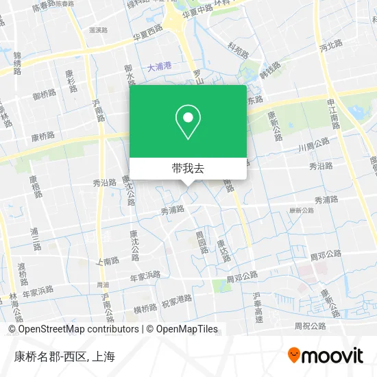 康桥名郡-西区地图